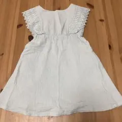 ノースリーブ ワンピース 100cm ライトブルー