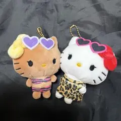 ハローキティ ぬいぐるみ マスコット 2点セット 磁石