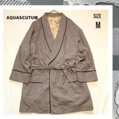 90s Aquascutumアクアスキュータム ポンチョ ガウン ベルトミドル丈のサムネイル