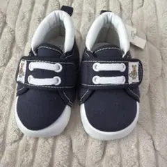 ベビーシューズ ネイビー スニーカータイプ　12cm