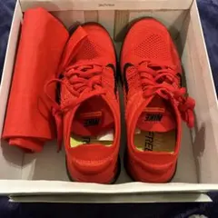 新品 NIKE FREE 4.0 FLYKNIT レッド
