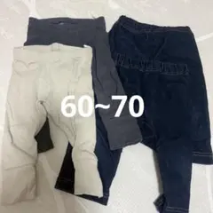 コットンリブレギンス H&M デニム風パンツ 西松屋 4本セット