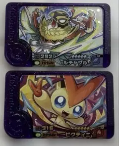 ポケモンフレンダBT4弾　ルチャブルとビクティニ 2枚セット
