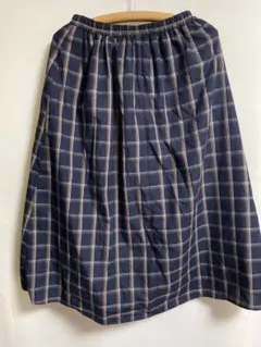 earth musicフレアスカート ネイビー  sizeフリー