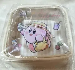 カービィ　ポーチ　 サニーデイ　チャーム付　前面クリアポーチ