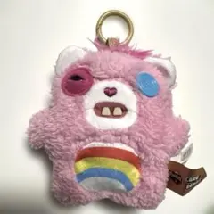 fuggler ケアベア　ピンク　ぬいぐるみ　キーリング　ファグラー　日本未発売