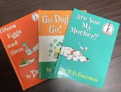 洋書絵本　子供向け　3冊 Dr.Seuss , P.D.Eastman