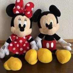 ミッキーマウス ミニーマウス ぬいぐるみセット