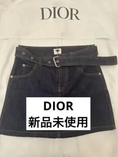 ディオール　デニムスカート　美品 🏷️フロントスリットデニムスカート color ケミカルウォッシュ