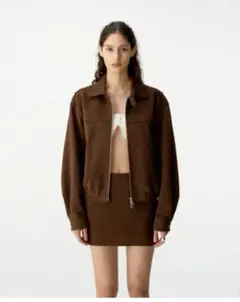 COOR フェイクスエードボンバージャケット　セットアップ