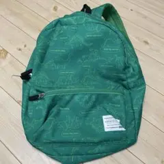 恐竜柄グリーンリュック