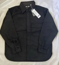 廃番❗️送料込❗️ユニクロ　U フリースシャツジャケット　Ｌ　ダークブラウン　未使用