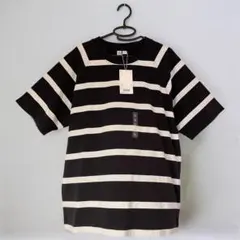 【未使用品】ユニクロ　U×ルメール　ボーダーT（半袖）　L ラグランスリーブ
