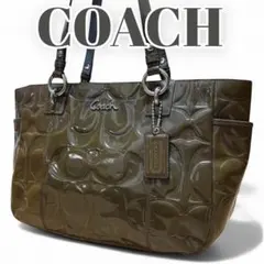 エナメル トートバッグ