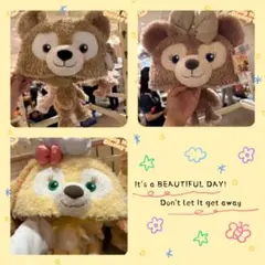 リクエスト3点ファンキャップ　ダッフィー　シェリーメイ　クッキーアン