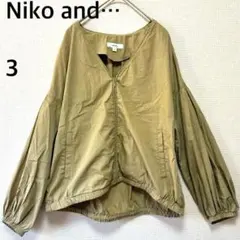 Niko and… ニコアンド ジャンパー ブルゾン ジャケット サイズ3 L