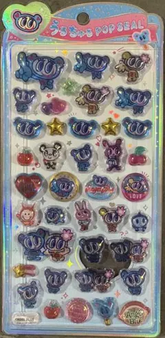 うるちゅるポップシール　エンジェルブルー