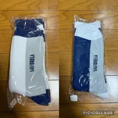 VAYoreLA バイオレーラ ソックス 28cm ホワイト ネイビー