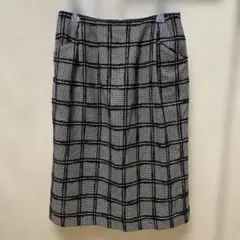 チェック柄 タイトスカート