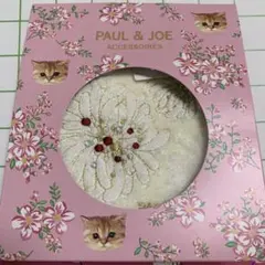 【新品】PAUL & JOE タオルハンカチ 花柄刺繍 アイボリーのサムネイル