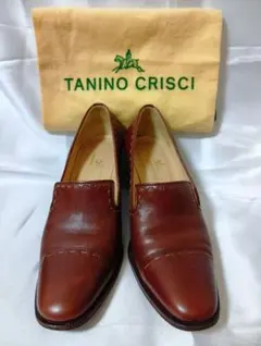 TANINO CRISCI レザーパンプス ブラウン イタリア製のサムネイル