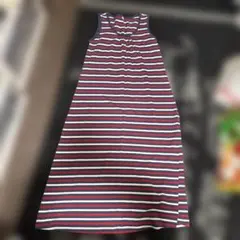 ワンピース　Mサイズ　ノースリーブ　レディースファッション　ボーダー柄