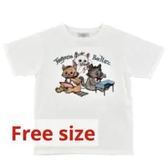 ディズニー×ヒグチユウコ　おしゃれキャット　Tシャツ　マリーちゃん　3匹のサムネイル