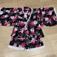 浴衣風甚平 女の子 90センチ