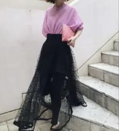 Ameri vintage FLOCKY TWINKEL TULLE SKIRT