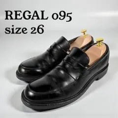 REGAL　リーガル〈095〉コインローファー（26）革靴　黒