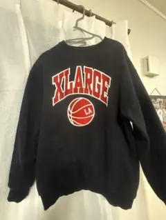 XLARGE バスケットボールスウェット S ブラック