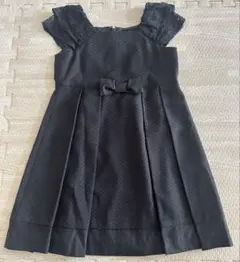 冠婚葬祭 ブラックフォーマルドレス ボレロ付き