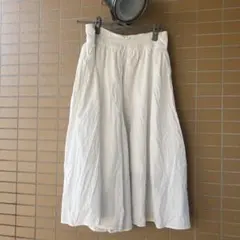 ユニクロ白ワイドパンツ　新品