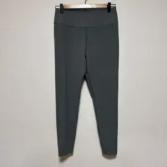新品タグ付き。ユニクロ エアリズム UVカット レギンス Lサイズ グレーのサムネイル