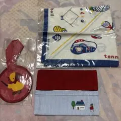 familiar ひよこ刺繍 ラベルタグ セット