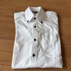 m.f.editorial 半袖シャツ ホワイト チェック柄のサムネイル