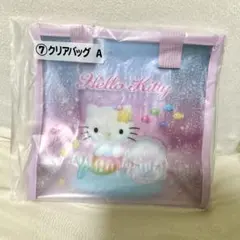 【新品】サンリオ　キティ　6月ハローキティ当りくじ　一番くじ　⑦クリアバックＡのサムネイル