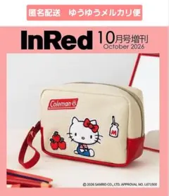 InRed 10月号増刊付録 Coleman×ハローキティ ポーチ