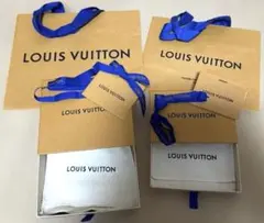 ルイヴィトン　空箱　ラッピングリボン ショッパー メッセージカード2セット