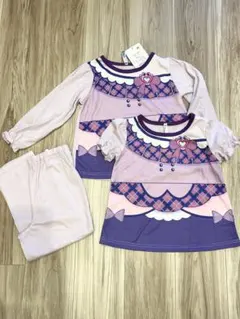 3点セット　キミとアイドルプリキュア なりきりパジャマ キュアキュンキュン110