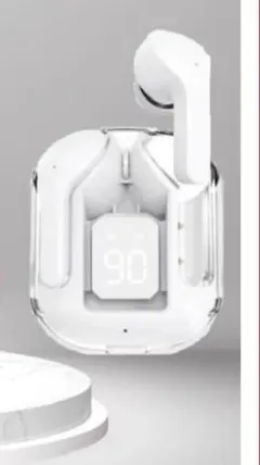 新品未使用】T2ワイヤレスBluetoothイヤホン 透明ブルー - メルカリ