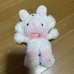 ウサギのキーホルダー　くまになりたかったうさぎ