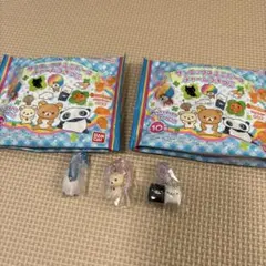 サンエックスユニバース　マスコットチャーム　コリラックマ まめゴマ モノクロブー