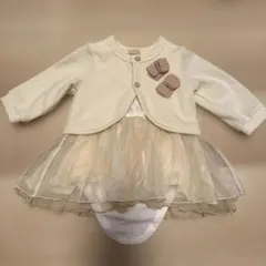 petit main アイボリー ワンピース 70