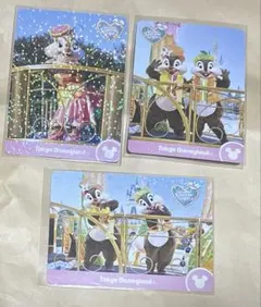 ディズニー パルパルーザ コレクションカード チップ デール クラリス