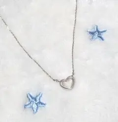 4℃ シルバー　ネックレス　925 ハート　地金