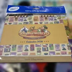 【新品】Disney Resort 2026 カレンダー卓上　シール付き