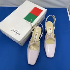 GINZA Kanematsu ストラップパンプス ライトパープルのサムネイル