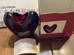 未使用箱付きHOLME GAARD ハート型置物 黒赤