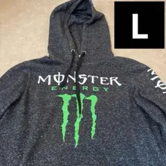 希少モンスターエナジープルオーバーパーカー 企業刺繍フーディー 古着　裏起毛